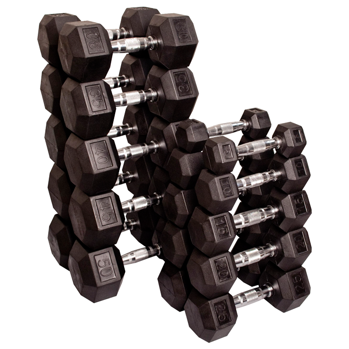 PAIR AVAILABLE One Hex 40 LB Dumbbell USED 