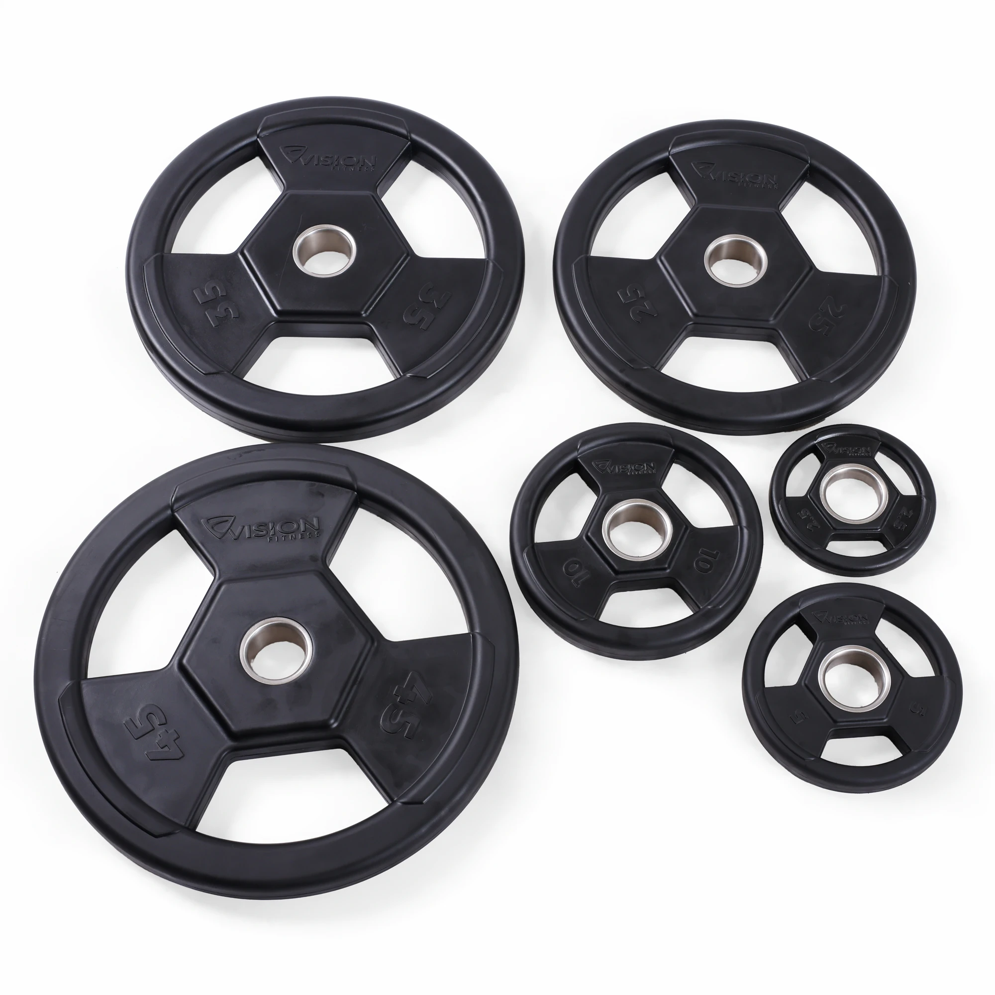 Vision Fitness Olympic Rubber Grip Plate