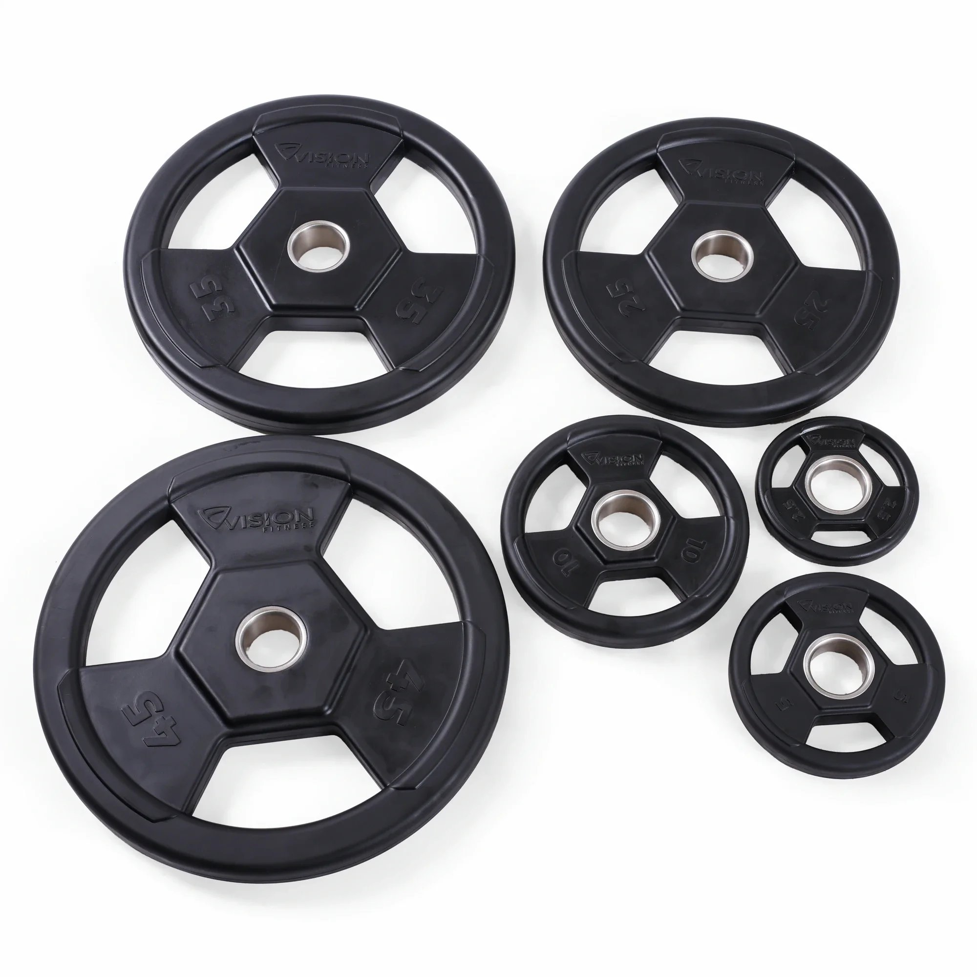 Vision Fitness Olympic Rubber Grip Plate