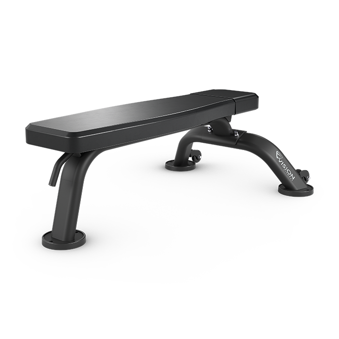 Vision Flat Bench w/Wheels