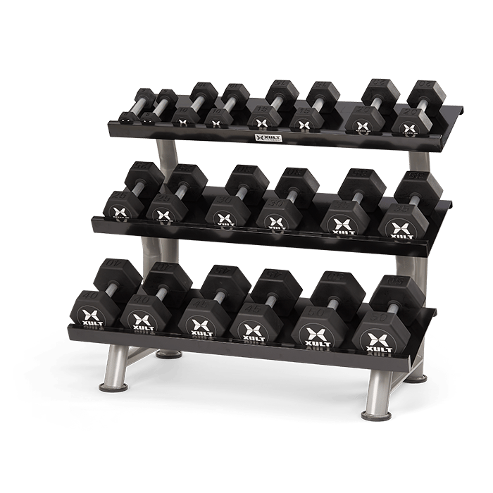 Xult Dumbbell Flat Rack - 10 Pair