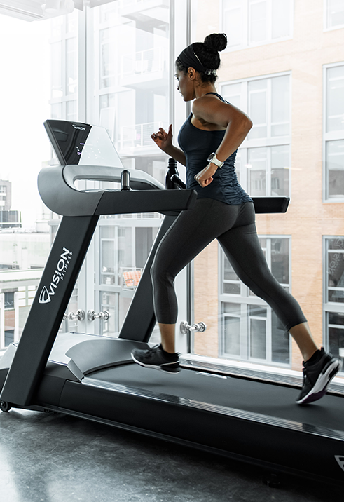 Vision T600 Treadmill Lifestyle Female