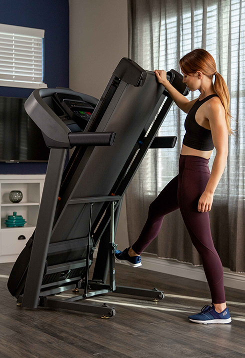 Horizon T101 Treadmill Folding