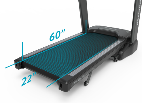 Horizon 7.8 AT Treadmill Deck Size